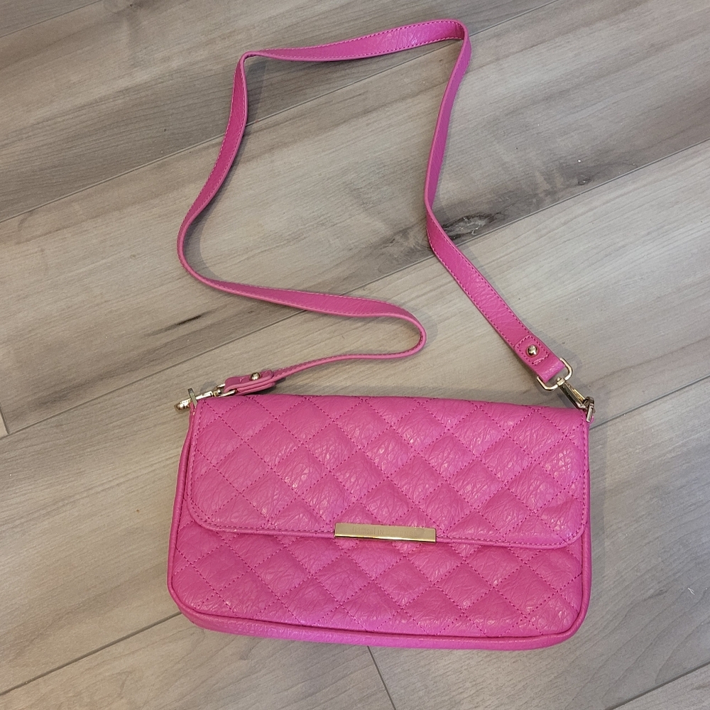 Damsel In Defense Pink Quilted Women's Shoulderbag